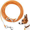 Tie Out Cable for Dogs,10/20/30/50/100FT Dog Leads for Yard Chew Proof,Heavy Duty Tie Out Cable for Large Dogs Up to 125lbs,Dog Runner Tether