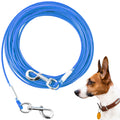 Tie Out Cable for Dogs,10/20/30/50/100FT Dog Leads for Yard Chew Proof,Heavy Duty Tie Out Cable for Large Dogs Up to 125lbs,Dog Runner Tether